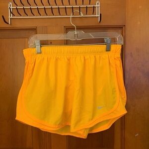 Nike Women’s Bright Orange Athletic Running Shorts